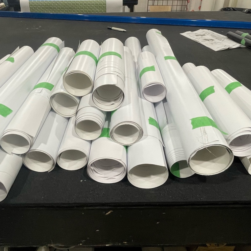 Min. 15sqft Matte White Vinyl *compatible with cricut*